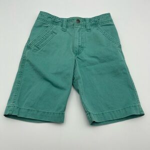 Lee Boys Green Flat Front Shorts Size 7X